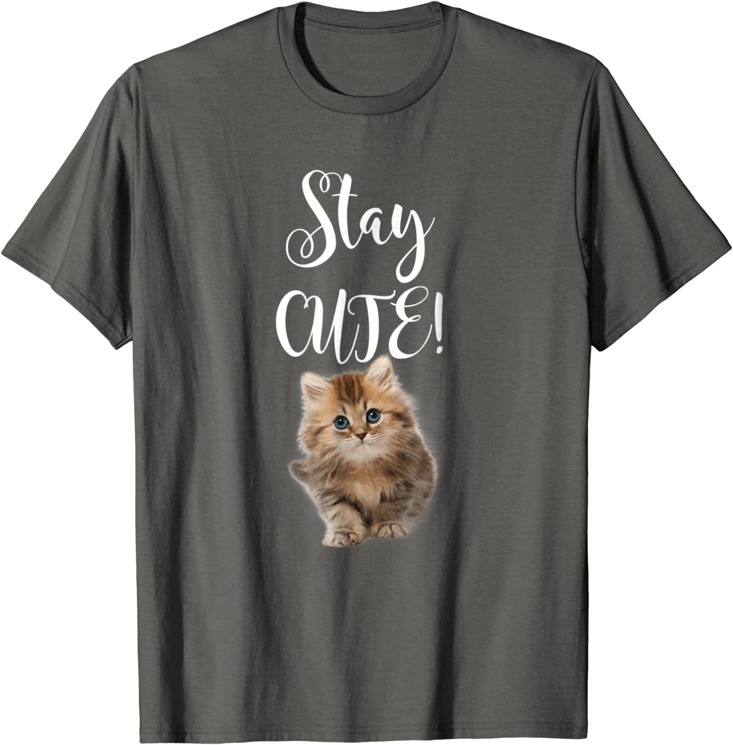 Kittens T Shirts|Kitten Shirt For Girls Boys Stay Cute Kitty Cat