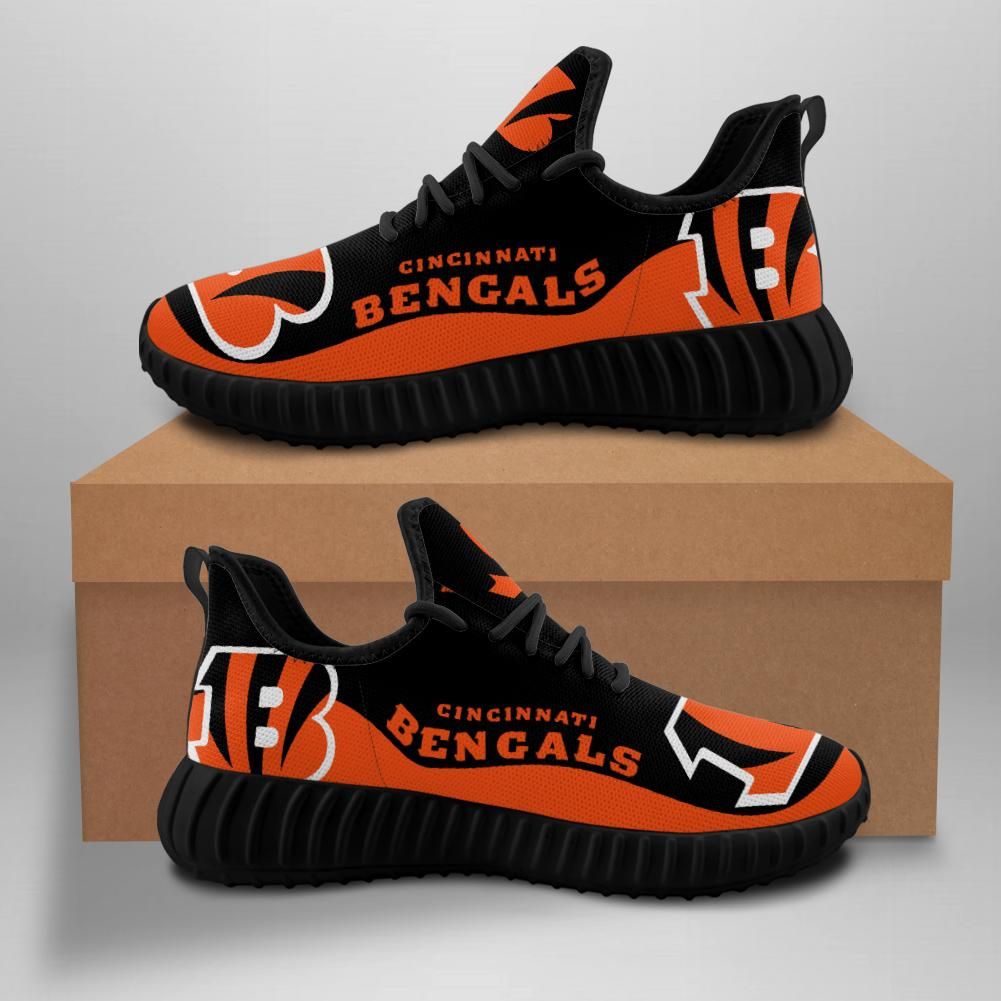 Cincinnati Bengals Unisex Sneakers New Sneakers Custom Shoes Cincinnati Bengals Yeezy Boost