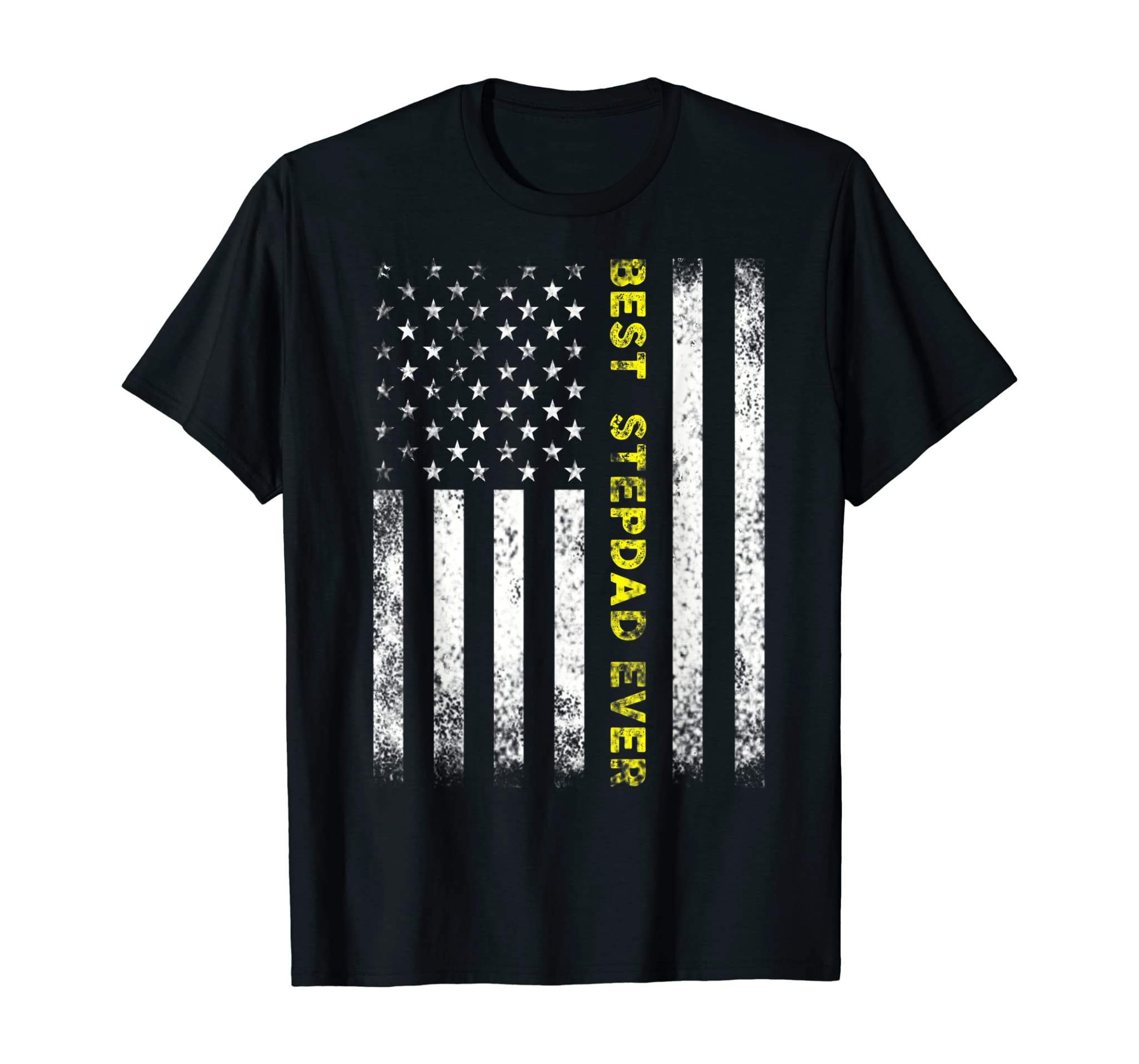 American Flag Best Stepdad Ever Shirt Fathers Day Gifts Dad