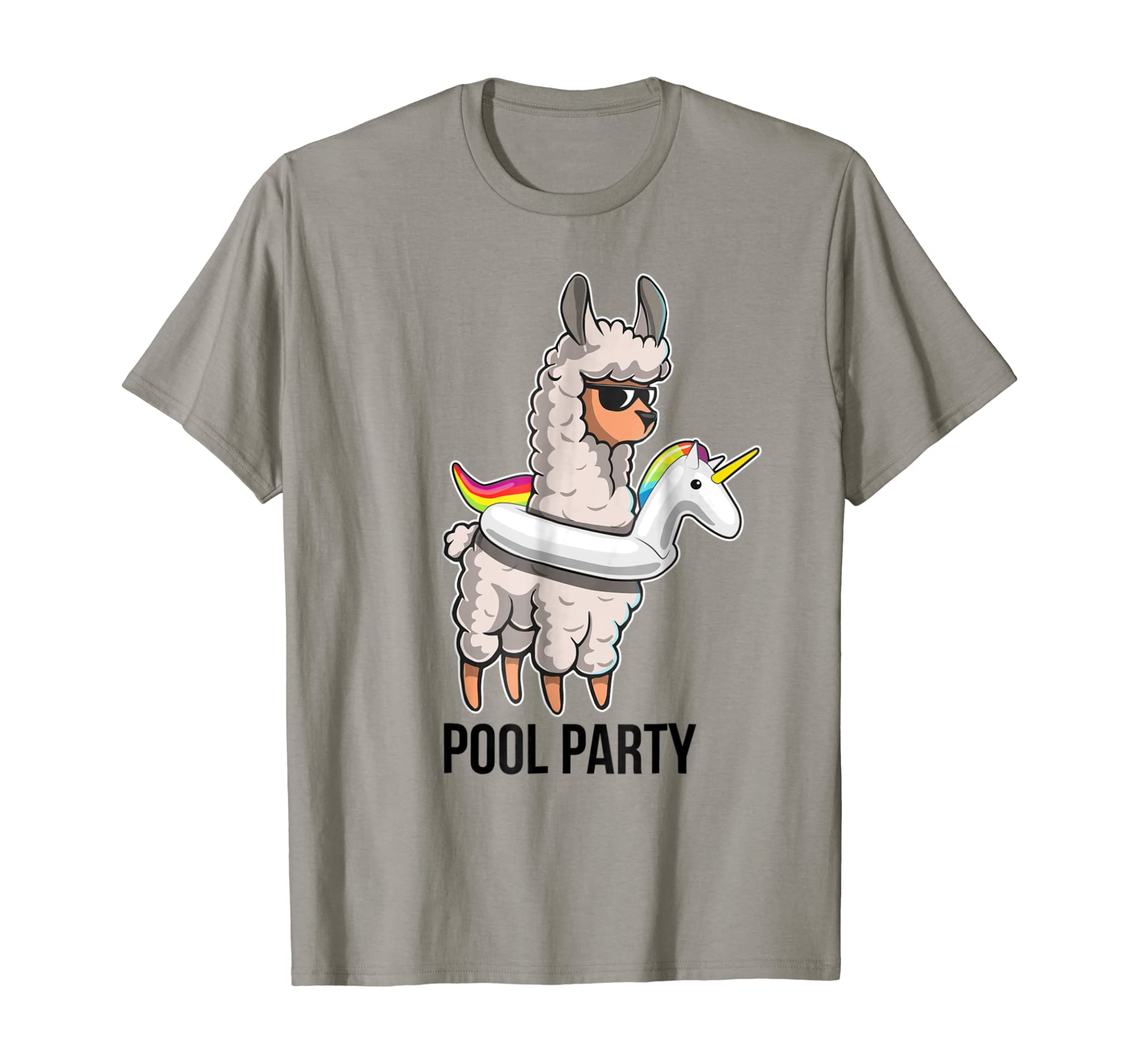 Pool Party Llama Unicorn Float Shirt Funny Llama Gifts Women