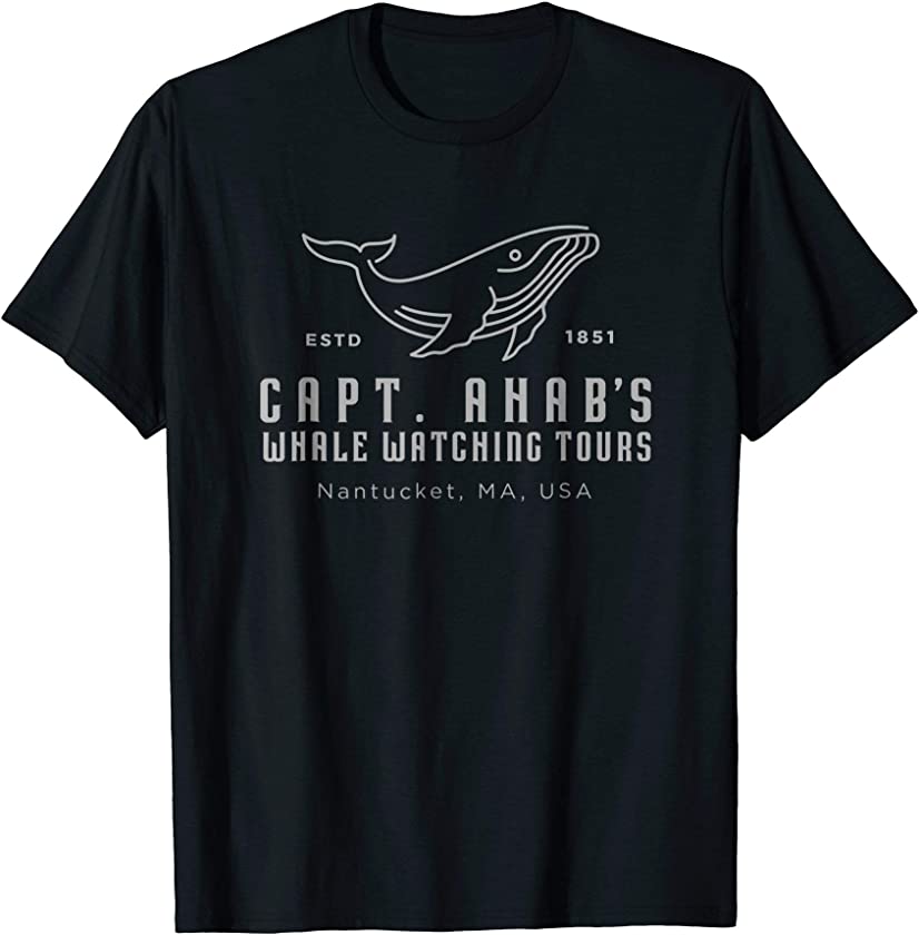 Captain Ahab’s Whale Watching Tour Tee | Moby Dick T-Shirt