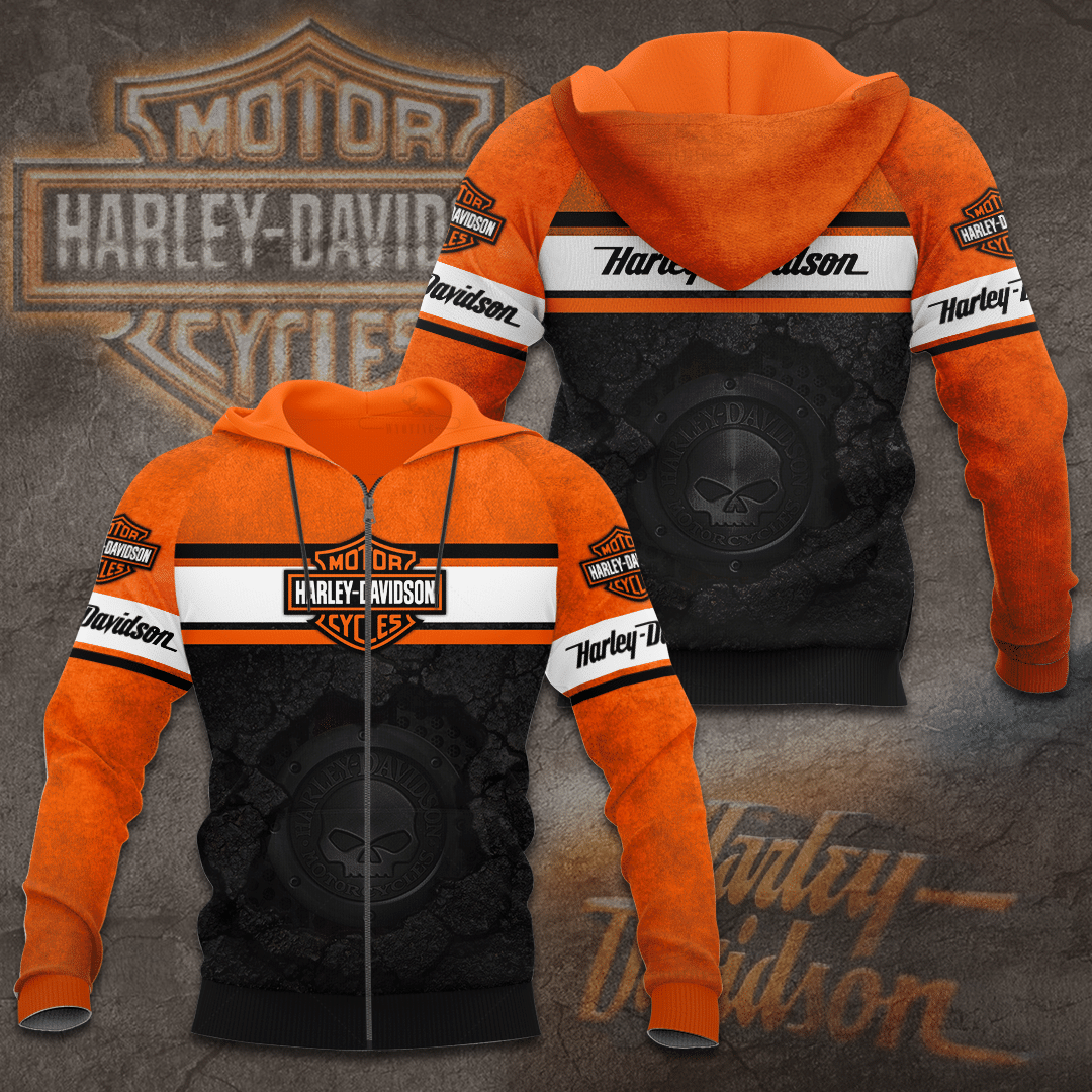 Harley Davidson Zip-Up Hoodie Collections  3