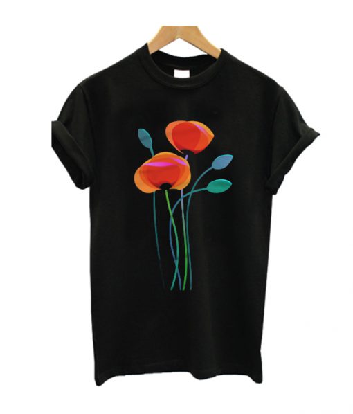 Poppy Flower t Shirt