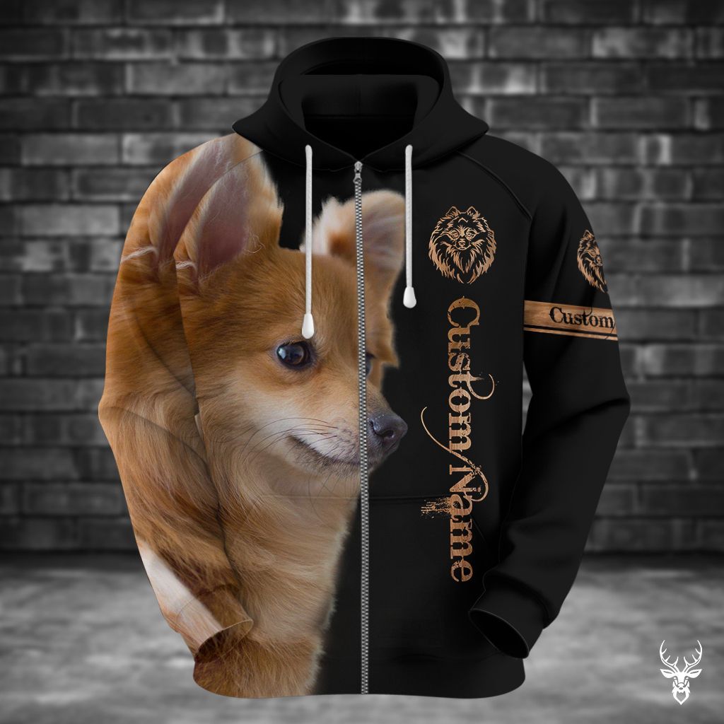 Pomeranian Custom Name Hoodie QQ TJJ312008G97HI