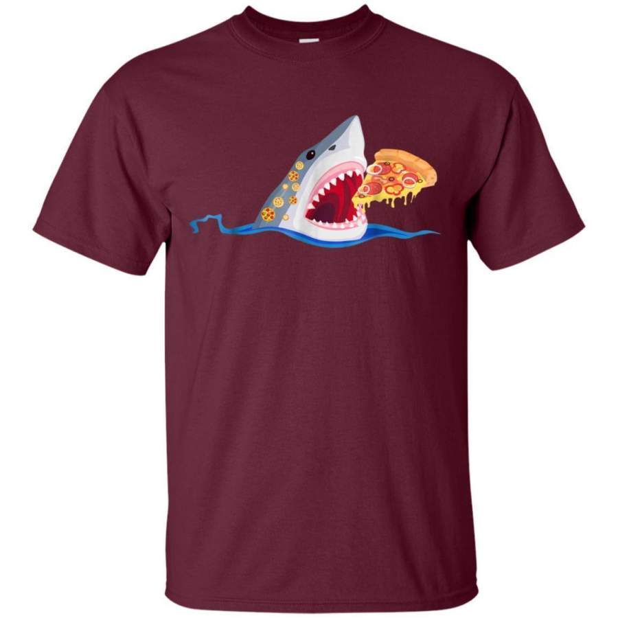 AGR Shark Eating Pizza Shirt Gift For Shark And Pizza Lovers Jaq T-shirt