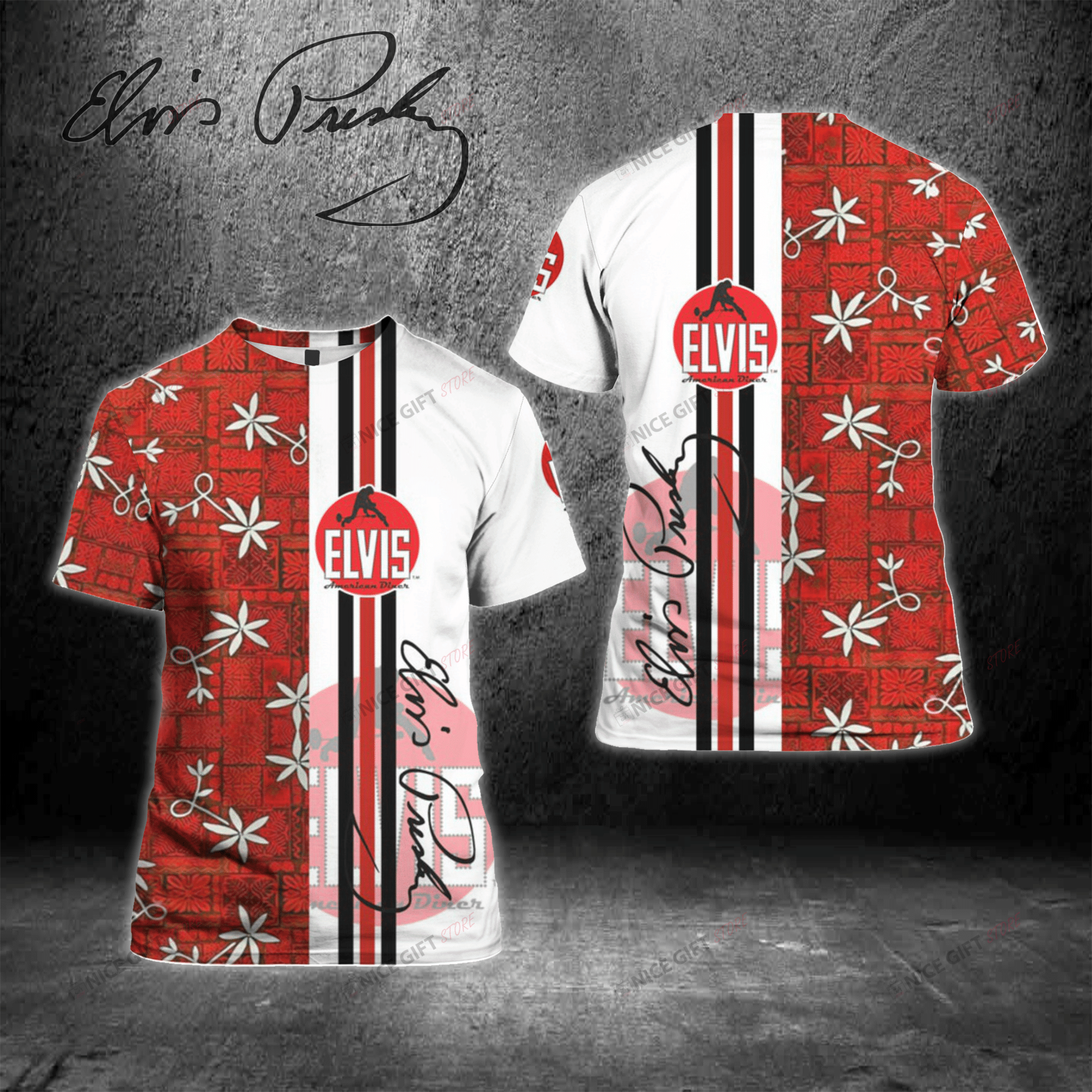 Elvis Presley 3D T-Shirt 3Ts-E7E6