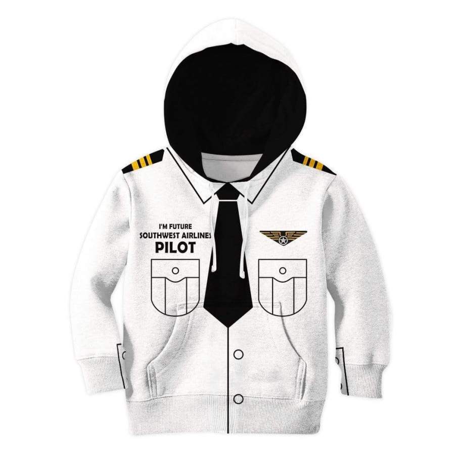 Kid Custom Hoodies Tshirt I’m future Southwest Airlines pilot Apparel Wildzill_Store