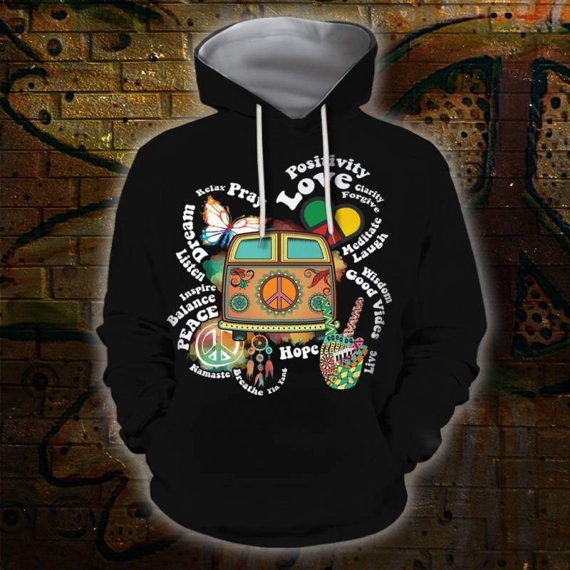 Hippie Quotes Hoodie