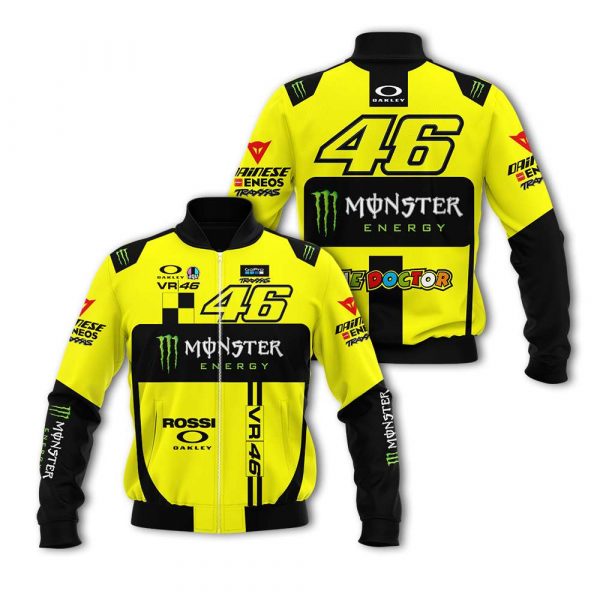 Monster Energy Vr 46 Bomber Jacket All Over Printed Bomber Jacket Us ...