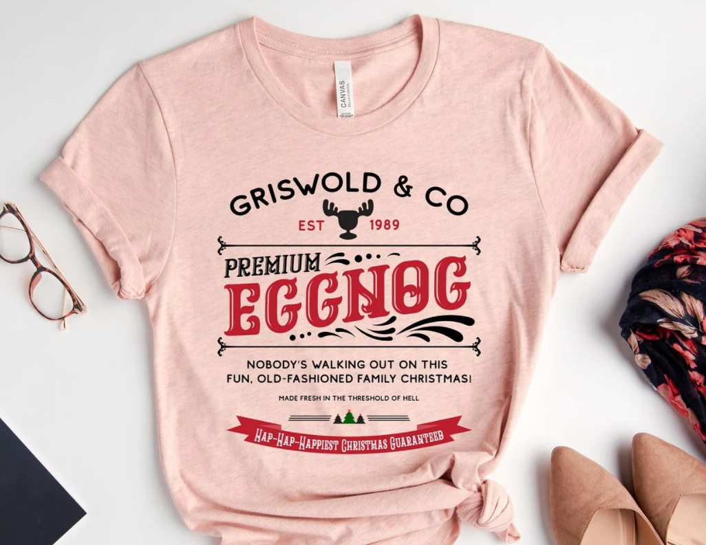 Griswold Shirt, Christmas Vacation Eggnog Shirt, Funny Holiday Shirt, Merry Christmas Shirt, Jolliest Bunch Shirt