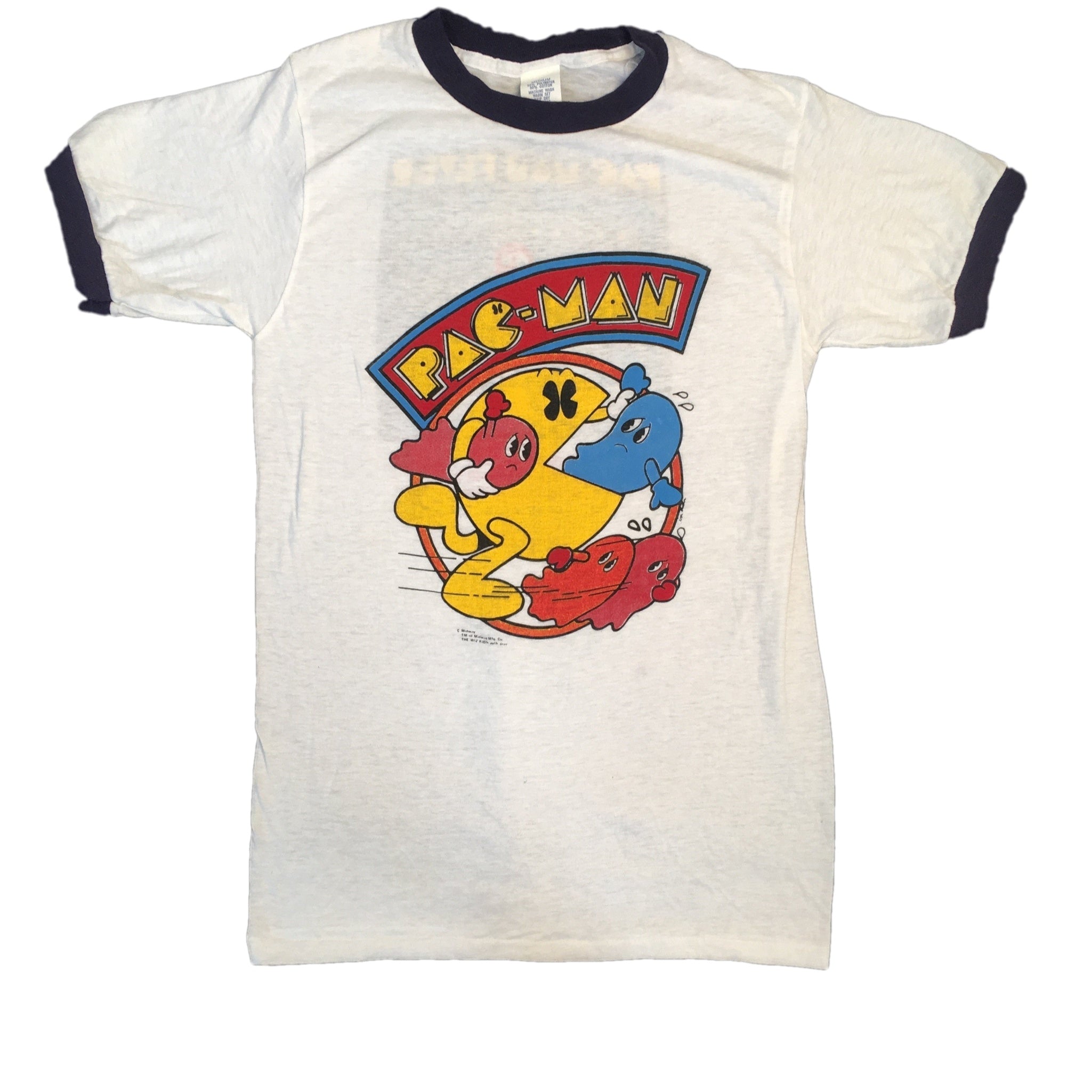 Vintage Pac-Man “Pac-Man Fever” Ringer T-Shirt