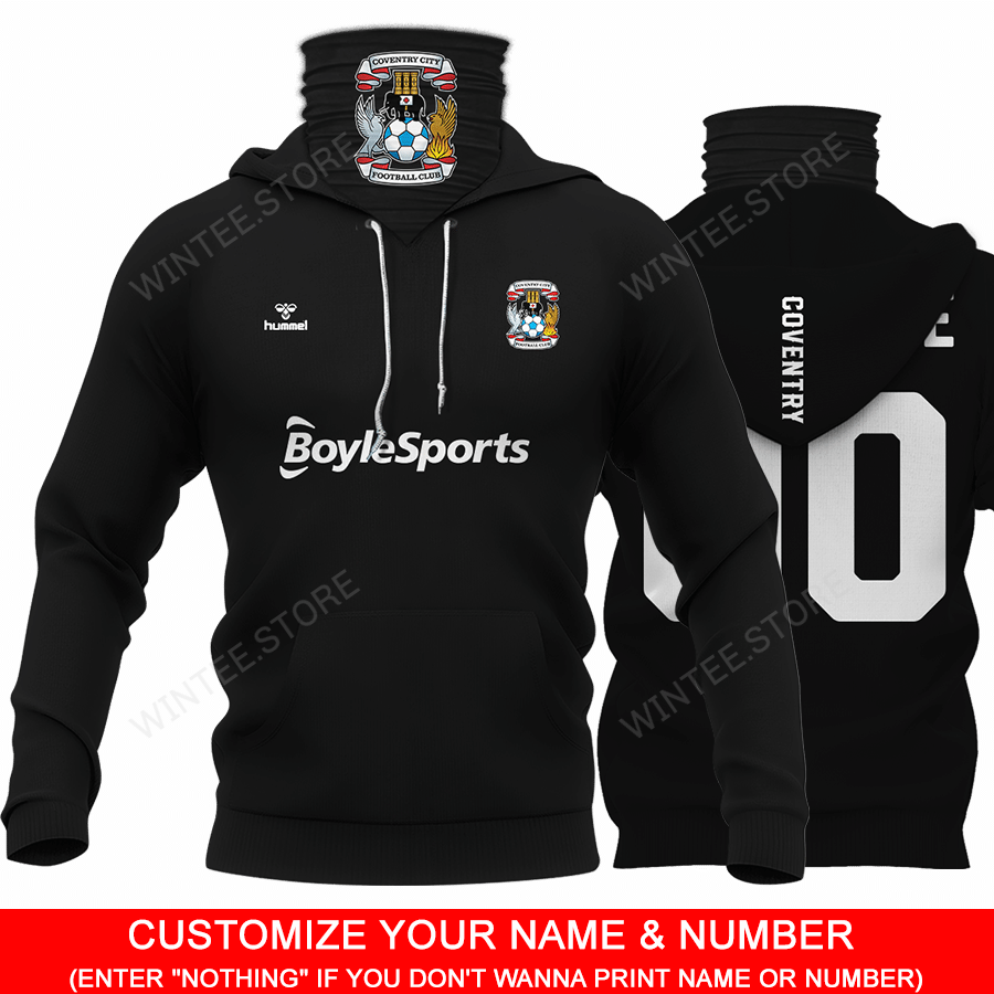 28Coventry001 |HoodieMask| CUSTOMIZE YOUR NAME & NUMBER | HOT SALE 3D PRINTED