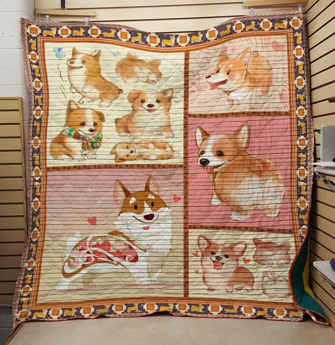 CORGI 2502020 3D Customized Quilt Blanket ESR829