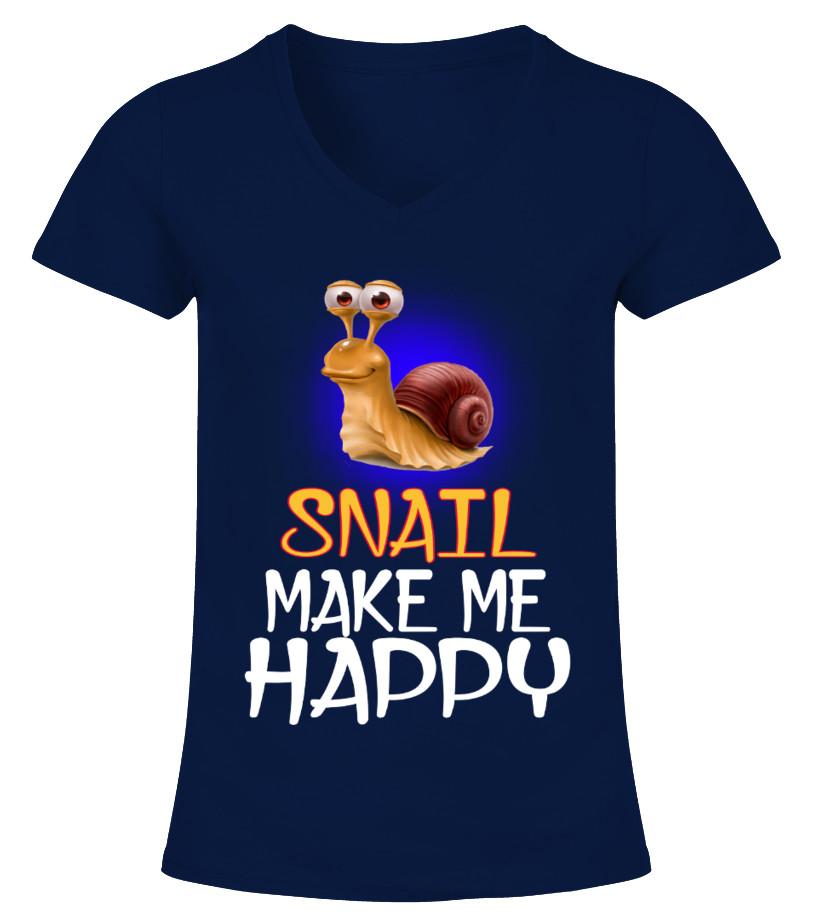 Snail Animals Lover T Shirts C-Vqfk8