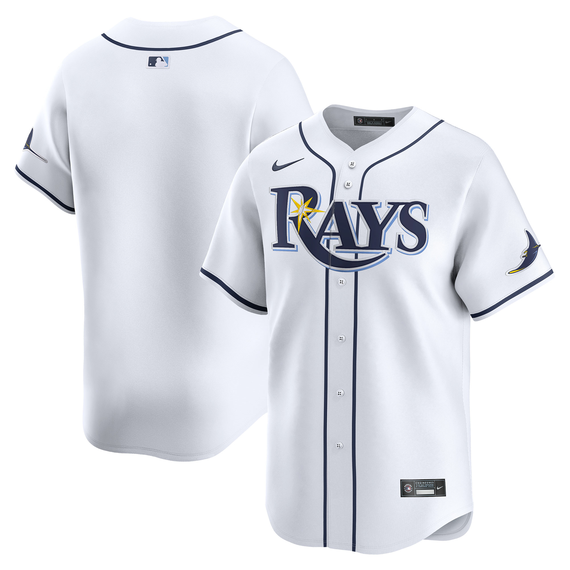 Tampa Bay Rays Home Limited Jersey – White