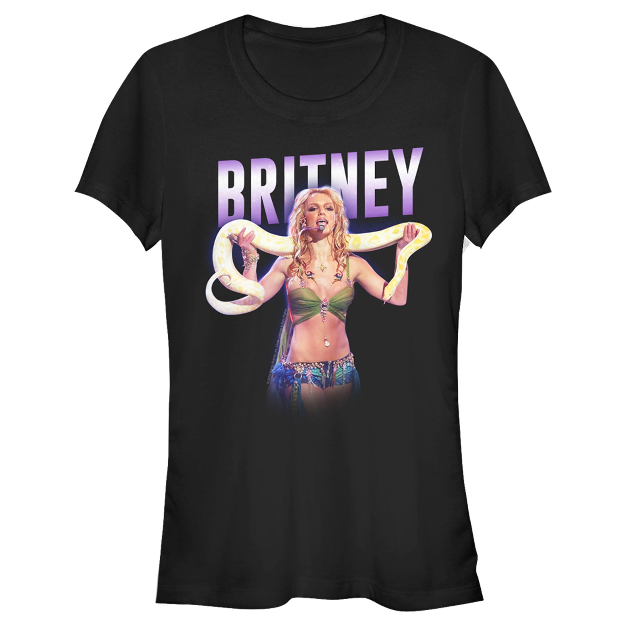 Britney Spears Junior’S Slave 4 U Python  T-Shirt