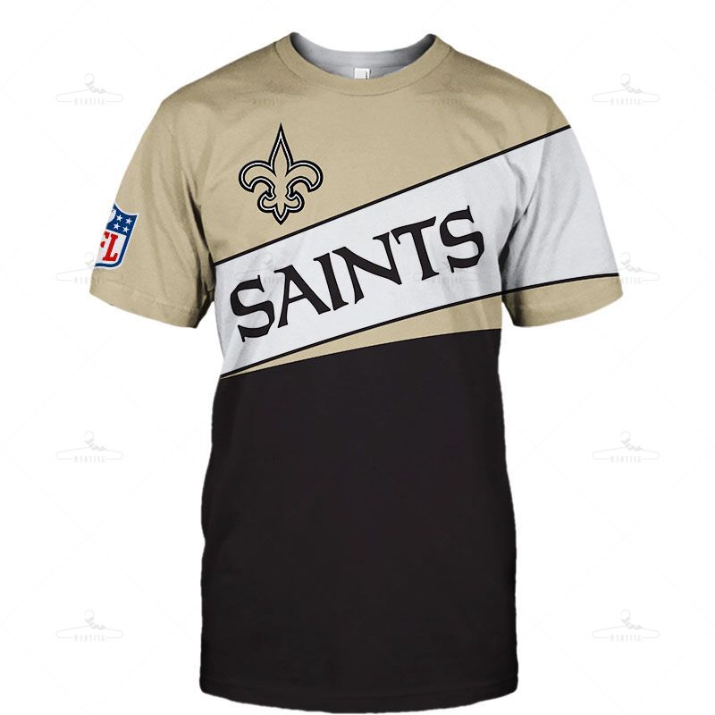 New Orleans Saints T-Shirt 3D  Short Sleeve Gift