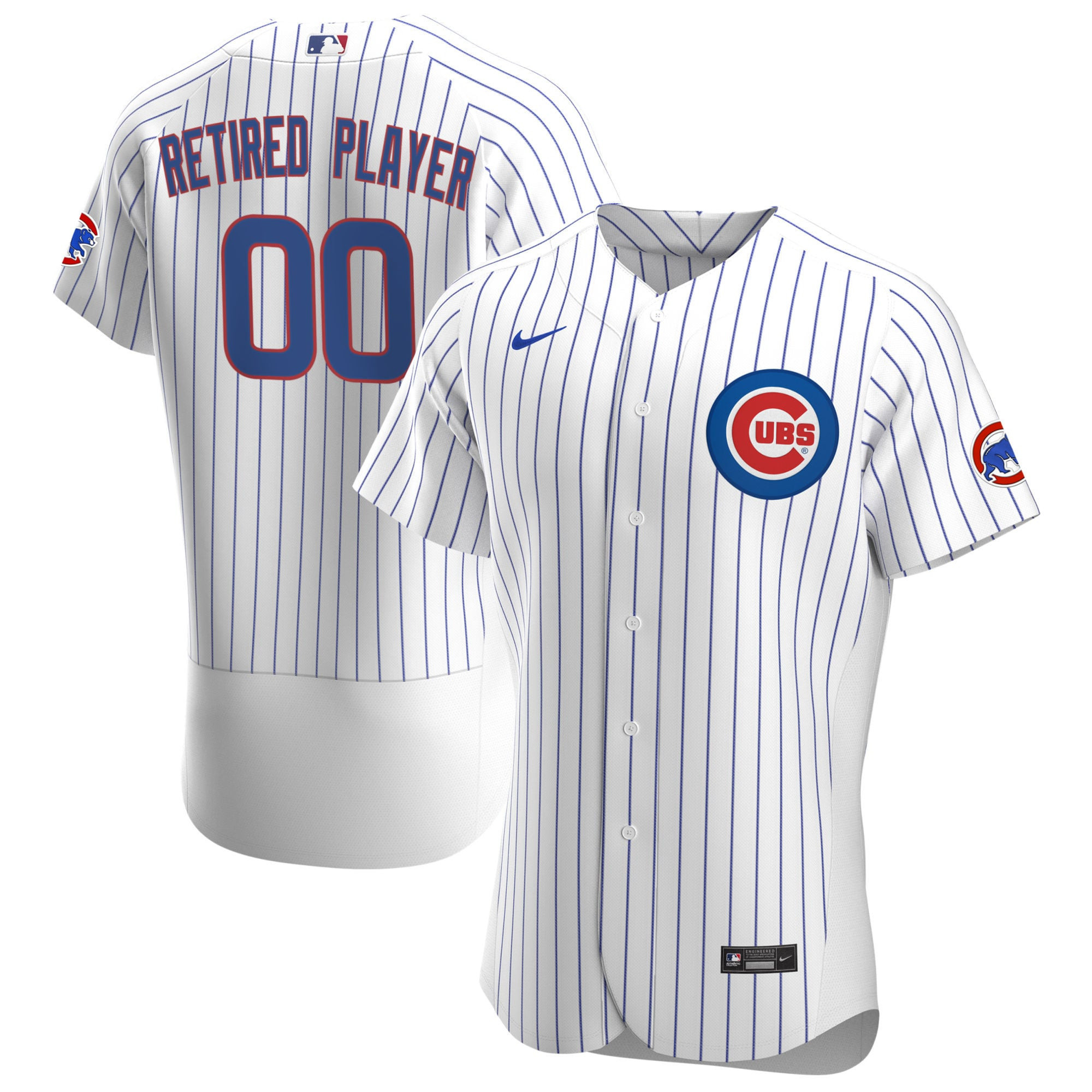 Chicago Cubs Home Pick-a-player Retired Roster Authentic Jersey – White Custom Jerseys MLB Ver 1