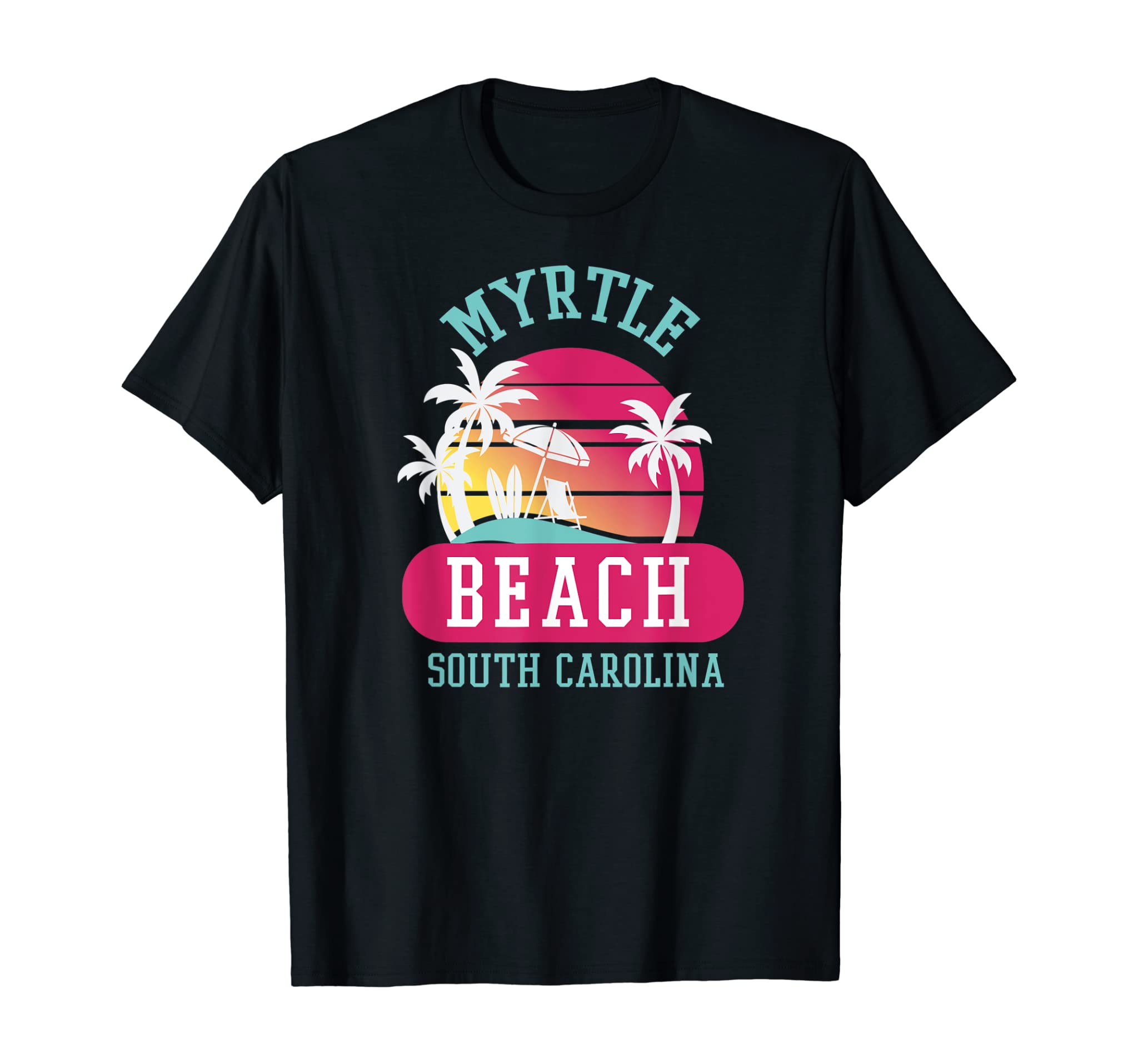 Retro Cool Myrtle Beach Mens Womens SC Beaches T-Shirt