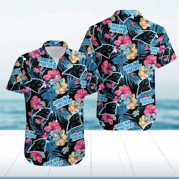 Hawaiian Shirt Island Carolina Panthers Summer Button Up Ha25184