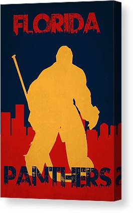 16 Florida Panthers Joe Hamilton Canvas Print