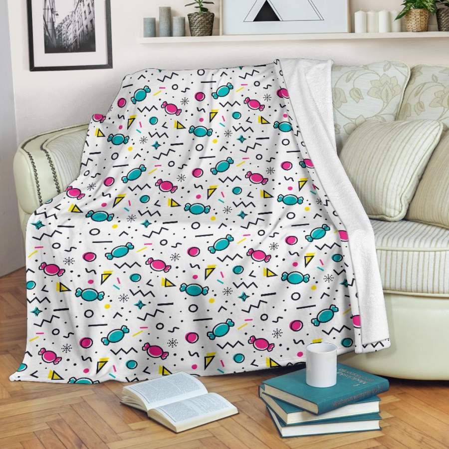 Candy Print Pattern Blanket