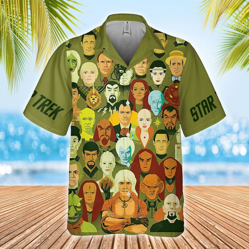 Star Trek The Species Characters Hawaii Shirt 215 Ha101689