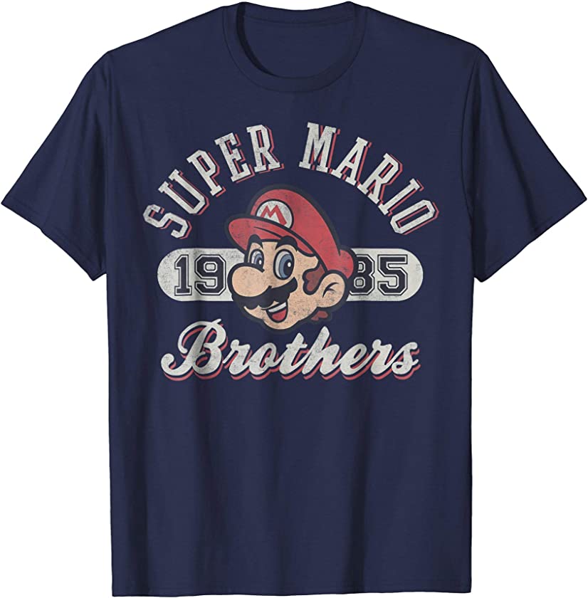 Bros 1985 Face Vintage Logo Graphic T-Shirt