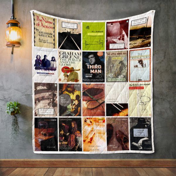 Graham Greene Books 3D Quilt Blanket HGM37