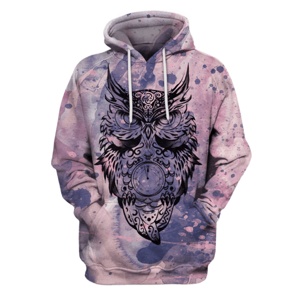 3D Halloween Owl Hoodies T-Shirt Apparel