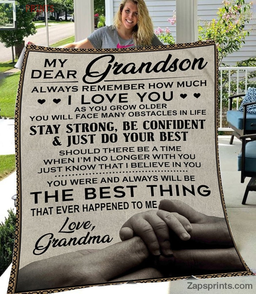 Gift For Grandson – To My Grandson – I Love You – Blanket