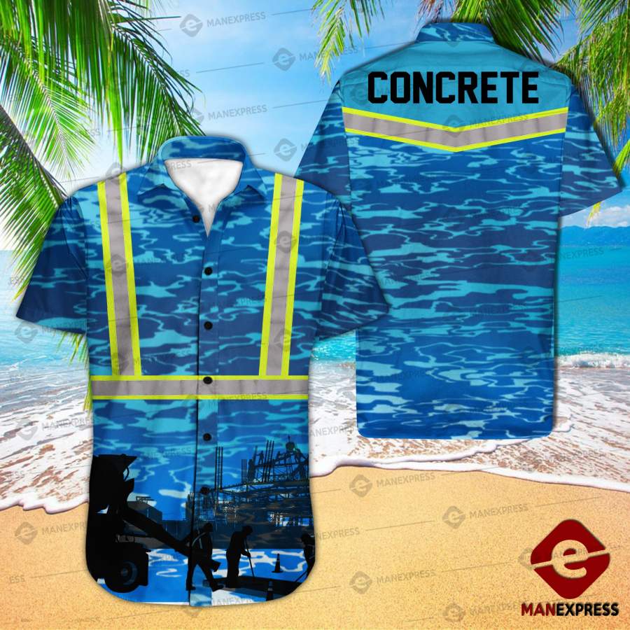 Mh 208 Concrete Safety Hawaiian Shirt Tl Ha51806