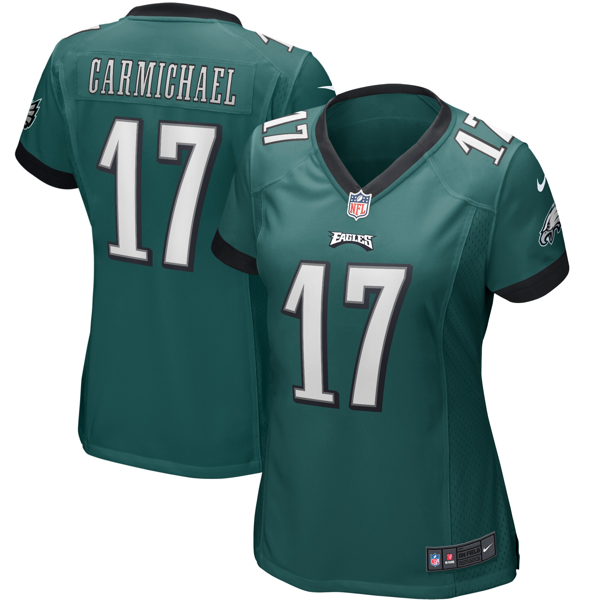 Women’s Philadelphia Eagles Harold Carmichael Midnight Green Game Retired Player Jersey