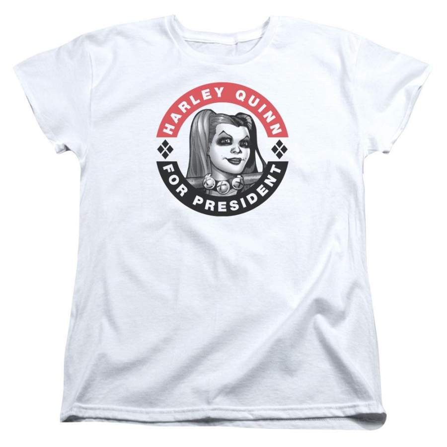 Batman – Harley President Circle Short Sleeve Women’s Tee