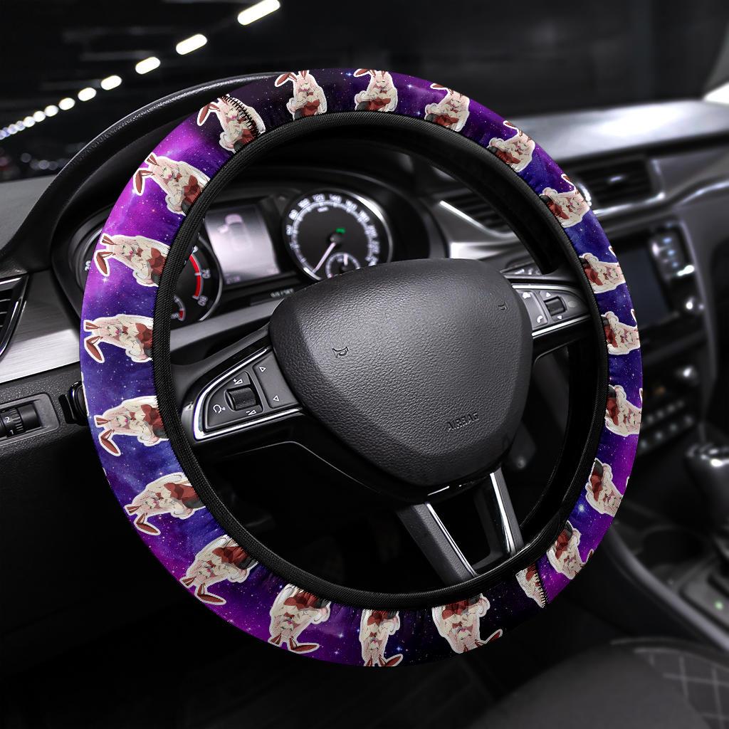 Zero Two Bunny Anime Custom Car Steering Wheel Cover