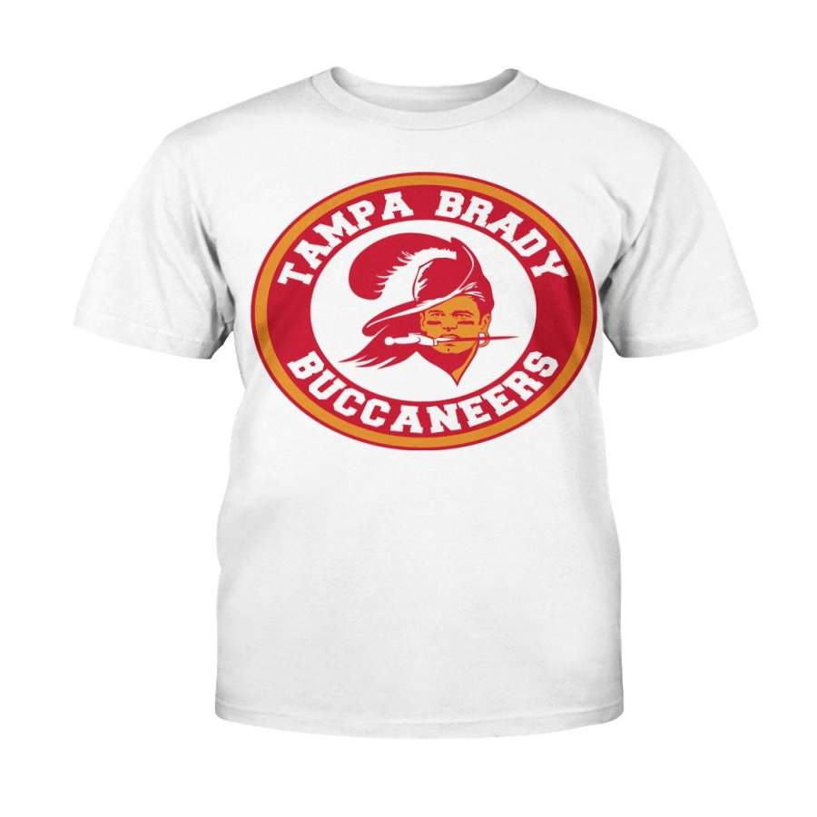 Tom Brady Tampa Bay Buccaneers T-Shirt Funny Football Logo Parody Unisex Mens and Womens Clothing Size XS-4XL Goat Shirts