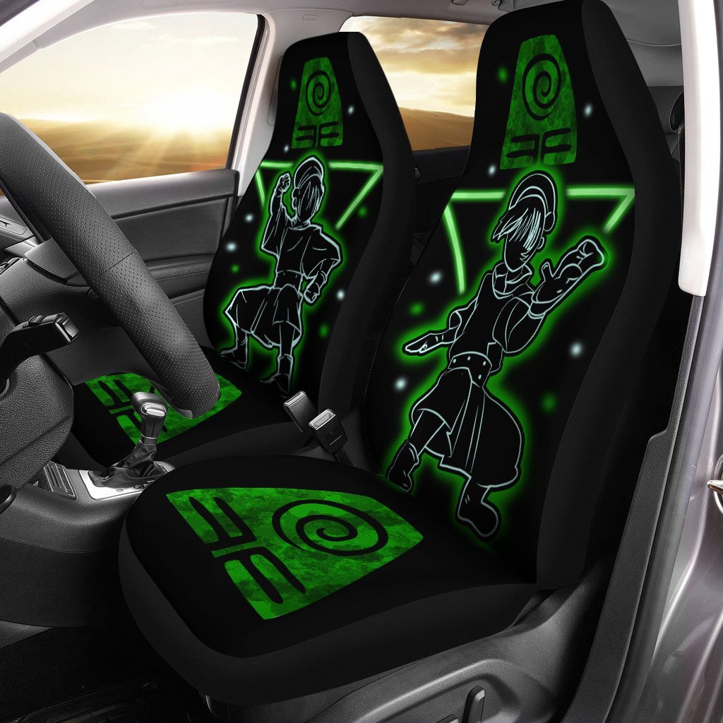 Toph Beifong Car Seat Covers Custom Avatar: The Last Airbender Anime