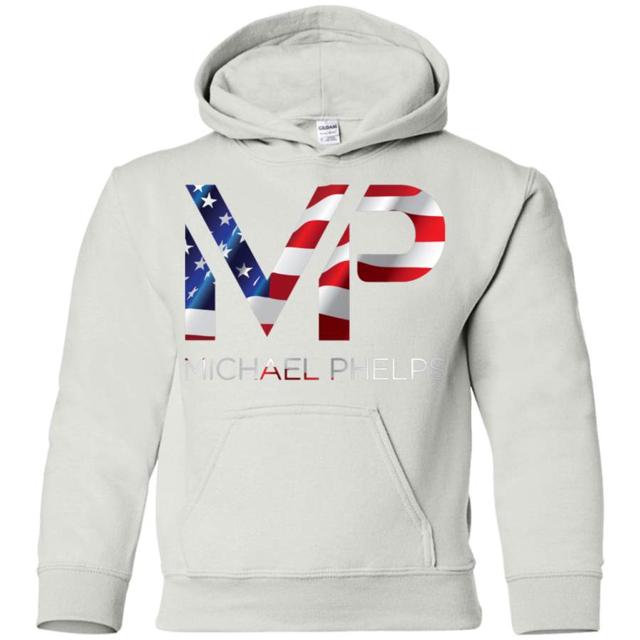 AGR Michael Phelps USA Logo Youth Pullover Hoodie