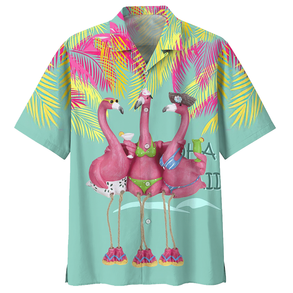 Flamingo Hawaii Shirt Ha65261