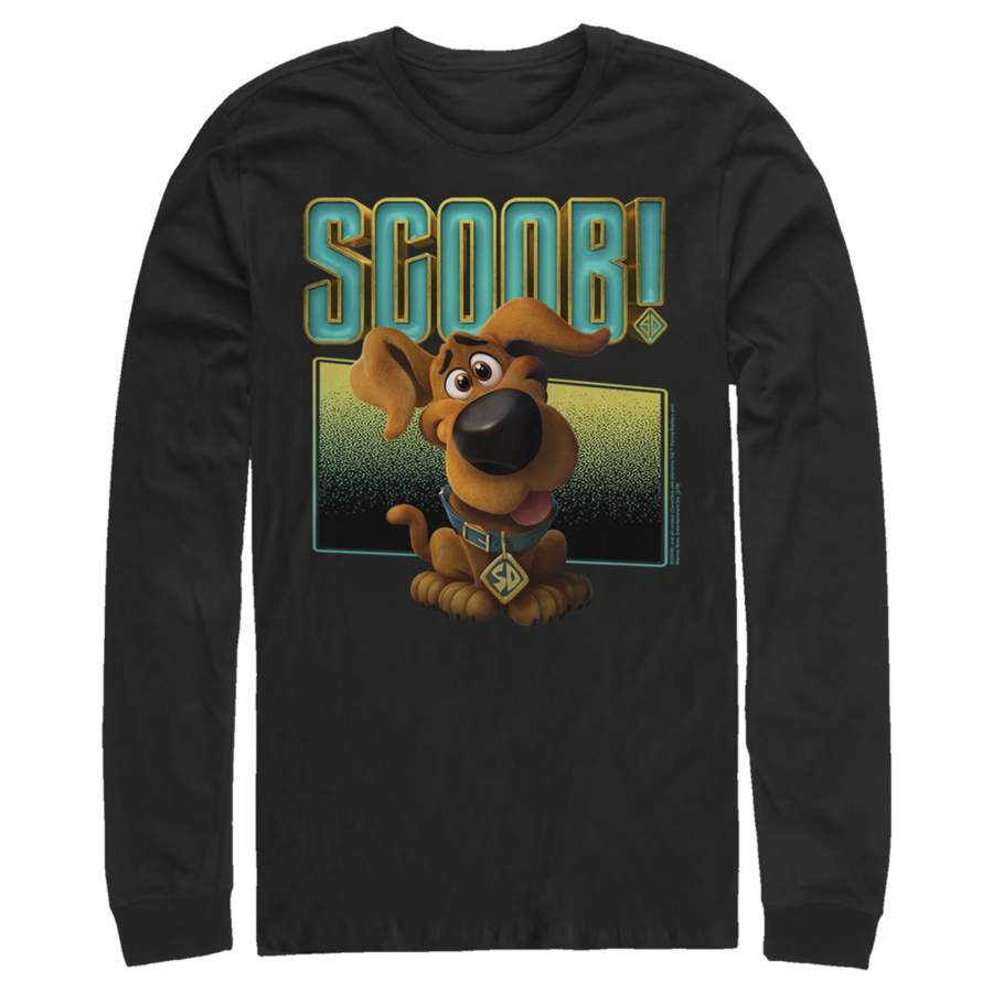 Scooby Doo Men’s Puppy Frame  Long Sleeve Shirt