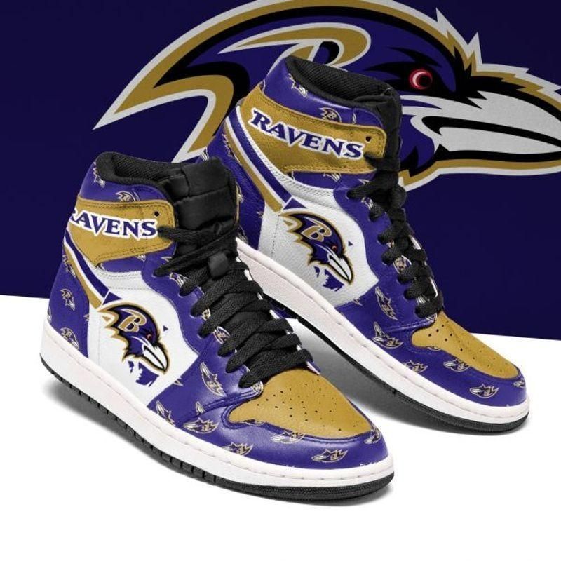 Baltimore Ravens Rugby Air Jordan Shoes Sport Sneakers