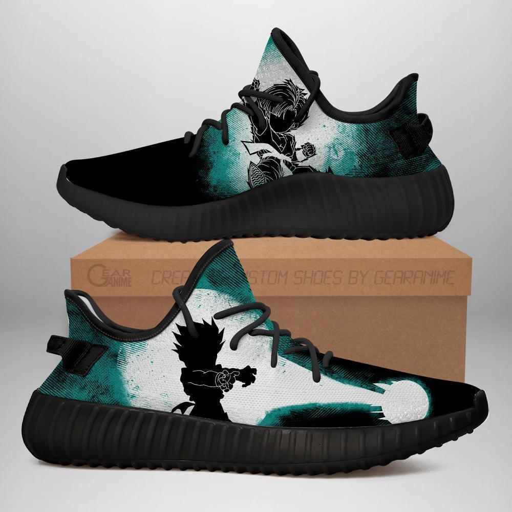 Trunks Silhouette Yeezy Shoes Skill Custom Dragon Ball Z Anime Sneakers MN04