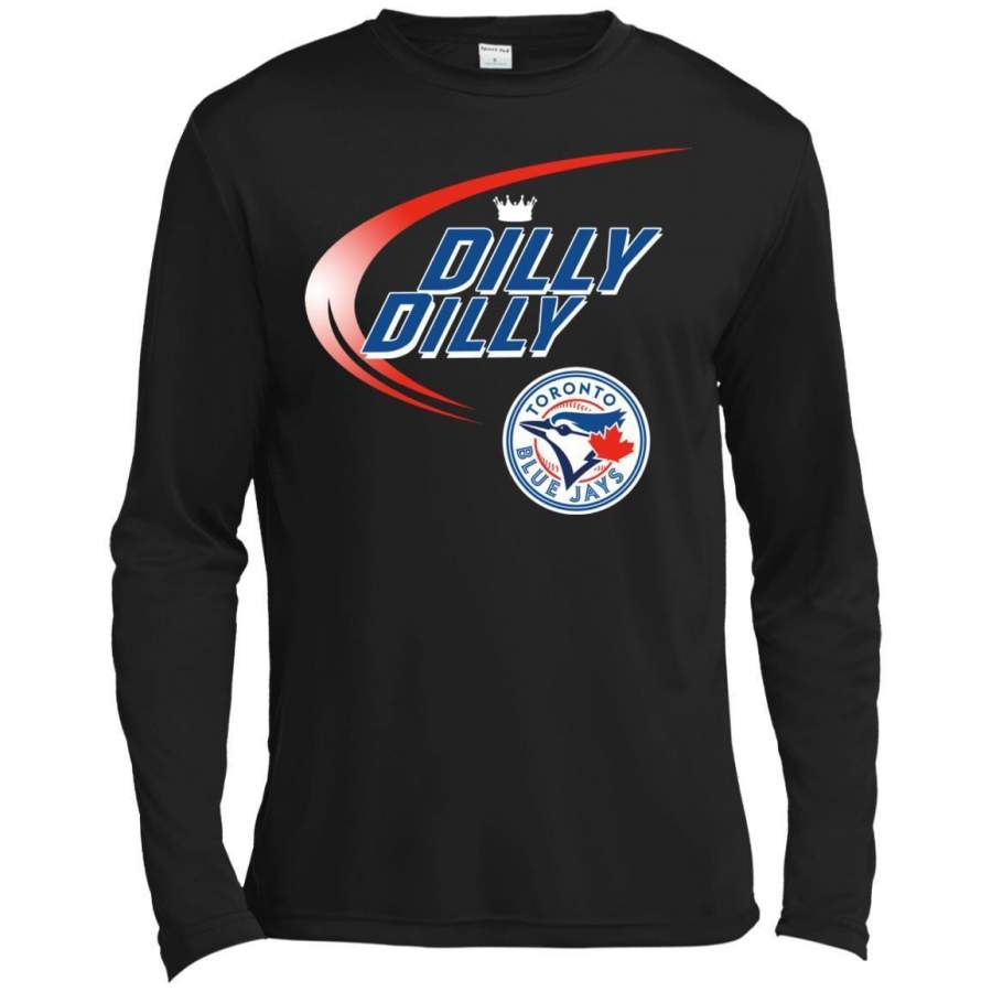 AGR Dilly Dilly Toronto Blue Jays Sport Premium Long Sleeve T-shirt