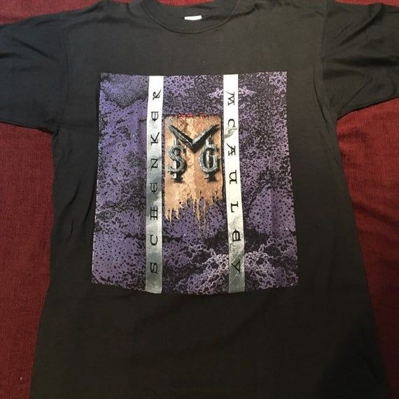 Vintage 1992 Msg Michael Schenker Mcauley Shirt