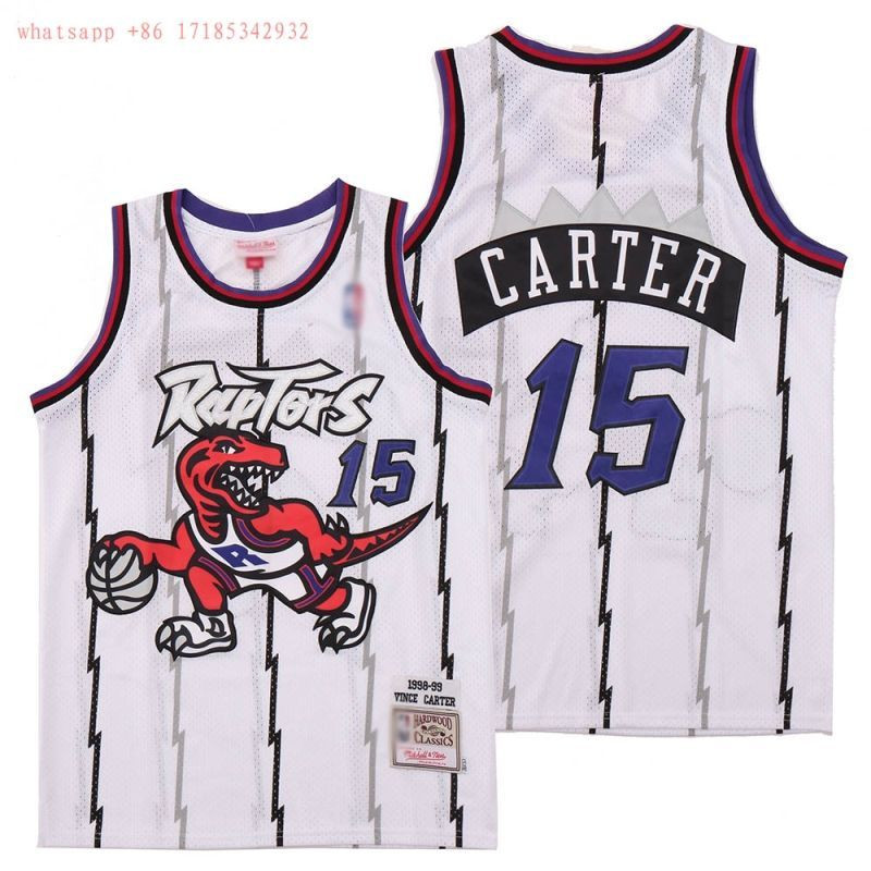 Toronto Raptors Vince Carter #15 2020 NBA New Arrival White Jersey