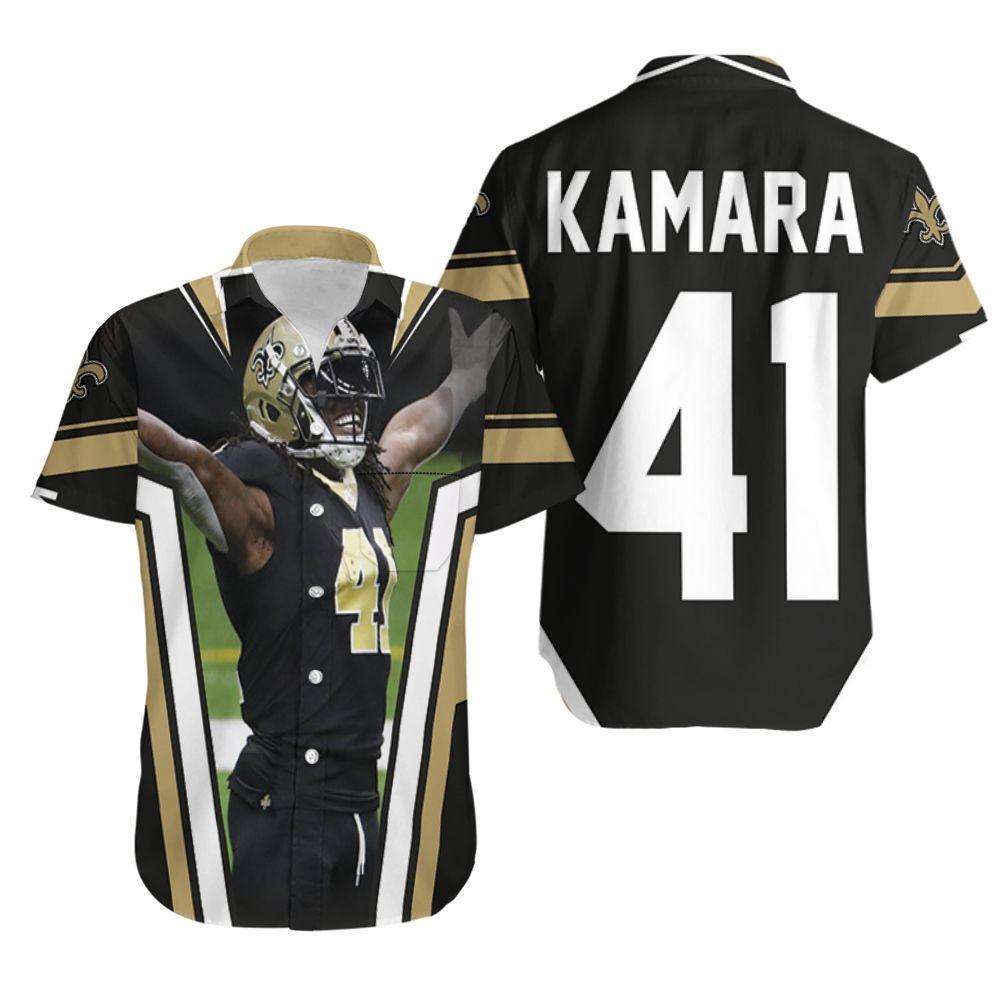 Beach Shirt New Orleans Saints Alvin Kamara 41 Legend Hawaiian Shirt