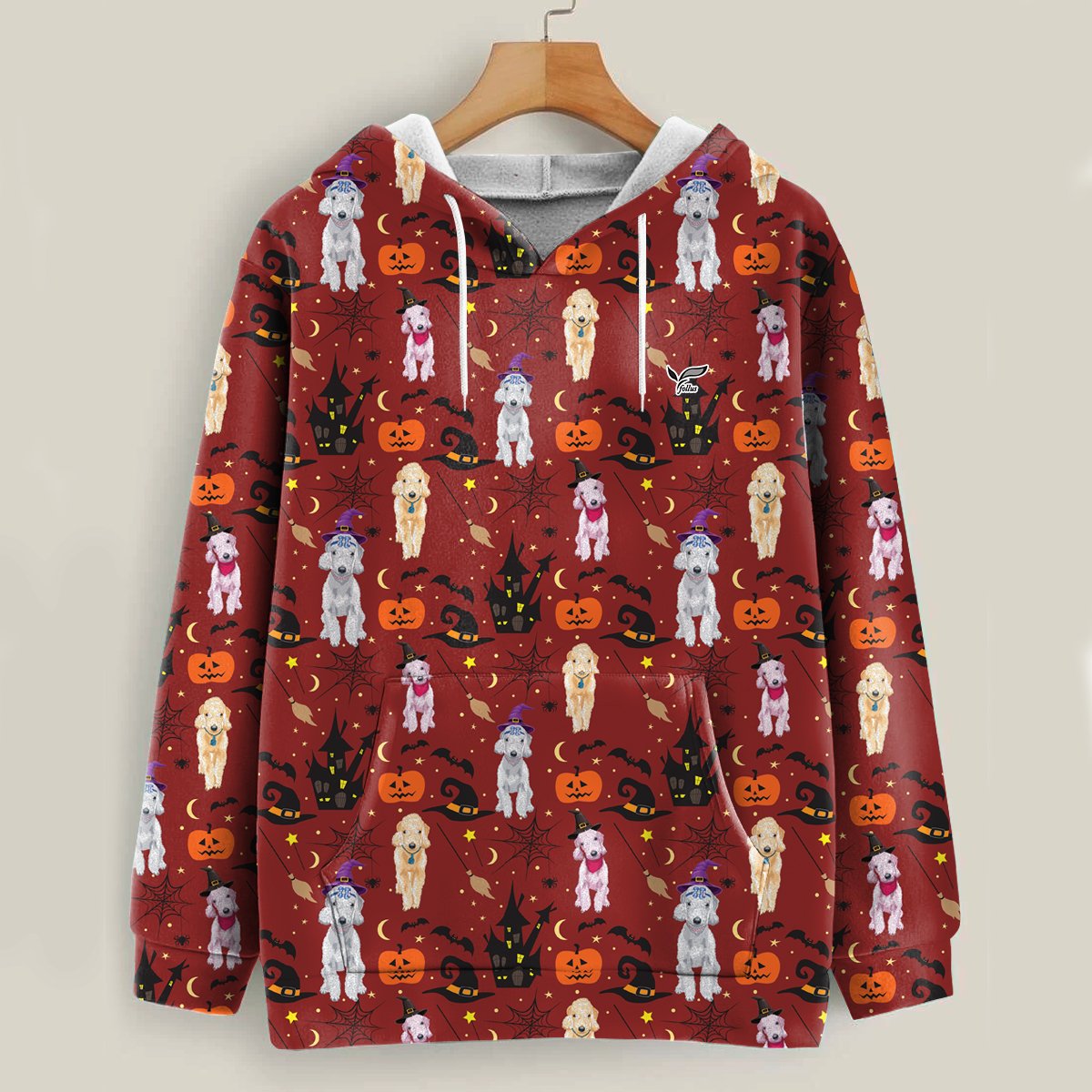 Ready To Pawty – Bedlington Terrier Halloween Hoodie