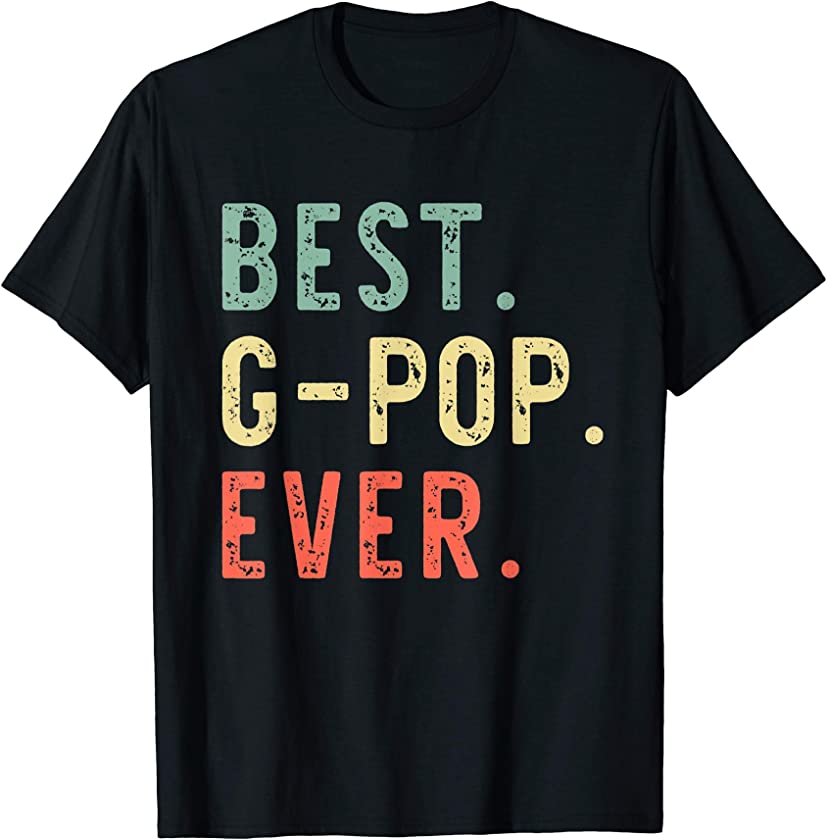 Best G-Pop Ever Funny Gpop Retro Vintage T-Shirt