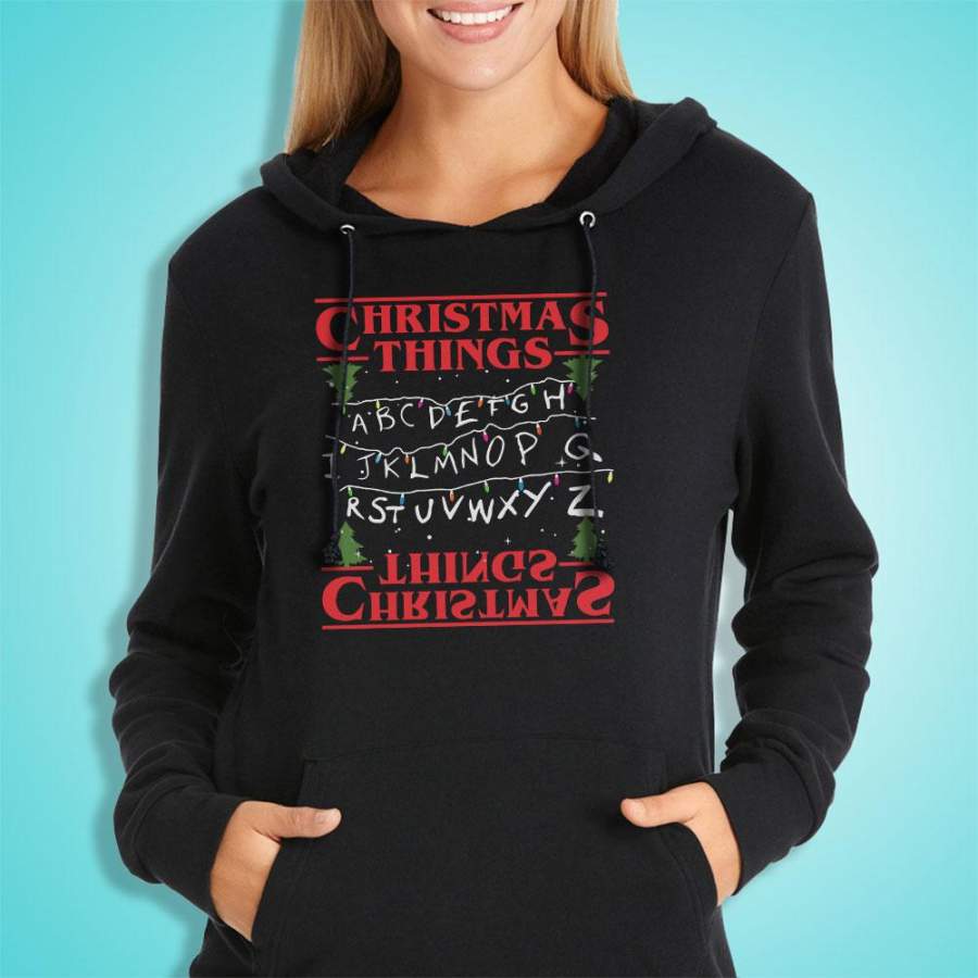 Stranger Things Christmas Things   Stranger Things Women’S Hoodie