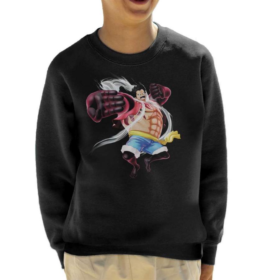 Monkey D Luffy Gear 4 One Piece Kid’s Sweatshirt